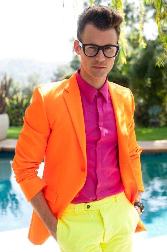 neon dress shirt