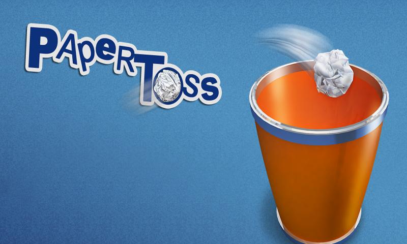 paper toss for stress