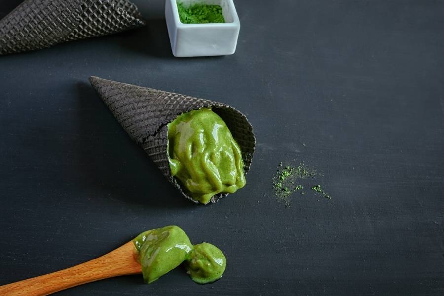 Banana Matcha Ice Cream