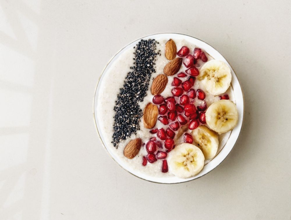 Vegan Banana Pomegranate Smoothie Recipe