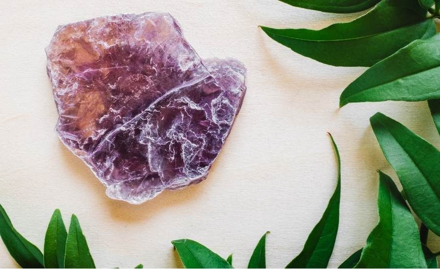 lepidolite crystal