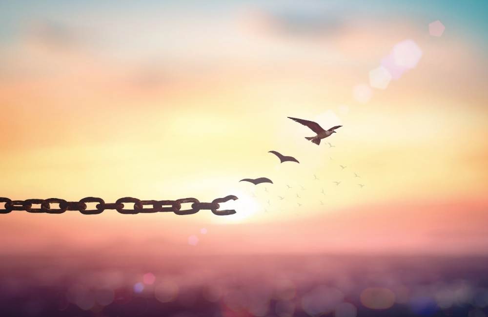 breaking free from chains of slavery