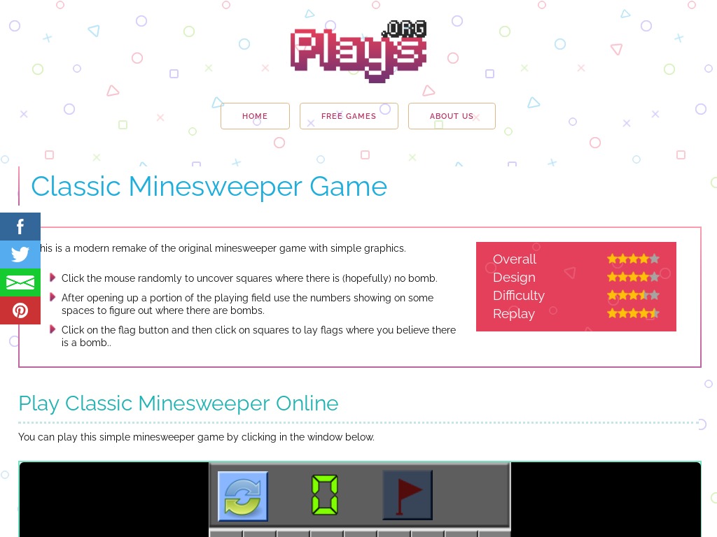 classic minesweeper