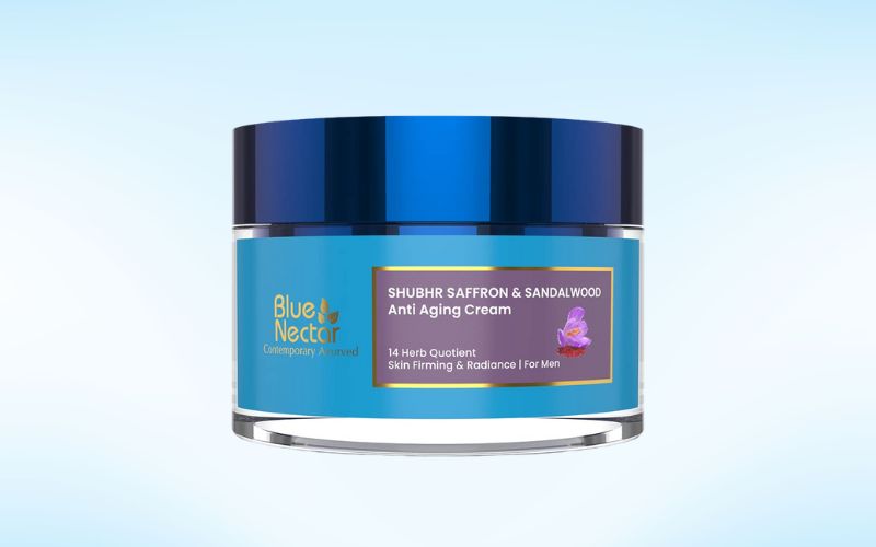 Blue Nectar Shubhr Saffron & Sandalwood Anti-Aging Cream