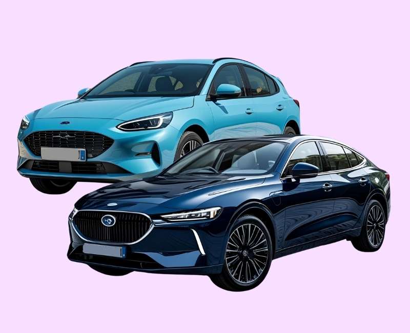 light blue and dark blue car names