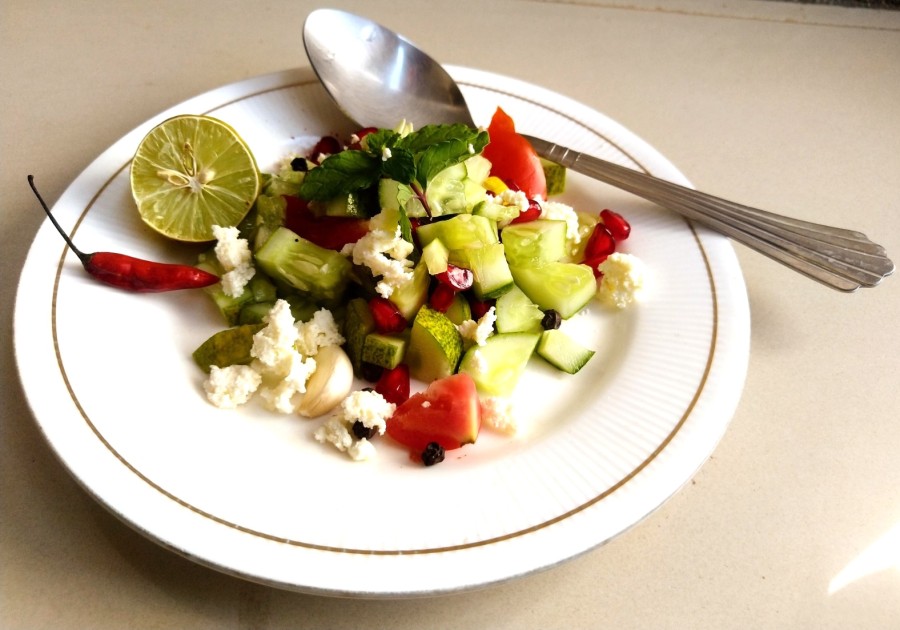 Keto Greek Salad Cup