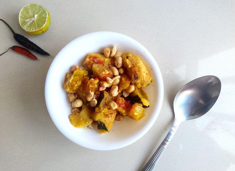 Roasted Pumpkin and Radish Salad