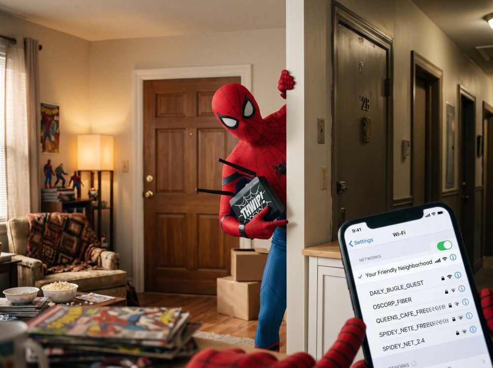 best spiderman wifi names
